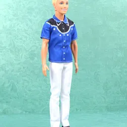 Barbie Fashionistas Ken Doll With Behind The Ear Hearing Aids Blue - Height 30 cm-image-26