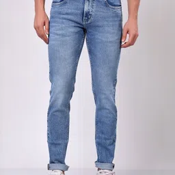 Stylox Men Slim Fit Mid-Rise Light Fade Jeans-picture-53