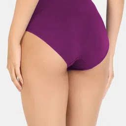 HRX by Hrithik Roshan Pack Of 2 Anti Bacterial High-Rise Hipster Briefs image 4