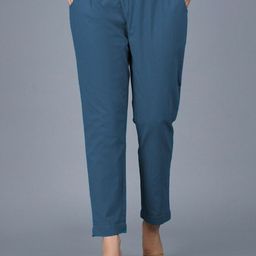 GiftyBasket Women Regular Fit Mid-Rise Cotton Trouser-picture-10