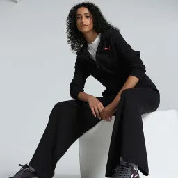 Puma Black Cotton Plain Sports Jacket image 5