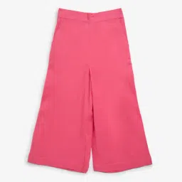 Utsa Kids by Westside Pink Solid Cotton-Blend Ethnic Pants-picture-13