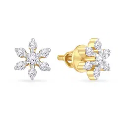 Malabar Gold and Diamonds 18k Gold & Diamond Mine Earrings for Women-picture-25