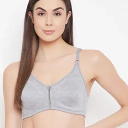 Clovia Grey Non Wired Non Padded T-Shirt Bra-picture-30