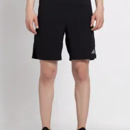 Adidas Black Slim Fit Sports Shorts-picture-41