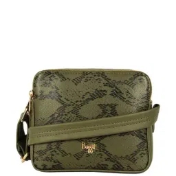 Baggit Green Printed Medium Sling Handbag-image-36