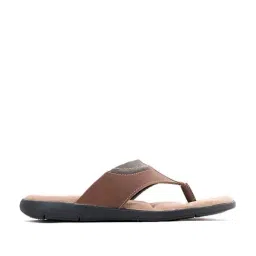 Khadim Men's Brown Flip Flops-picture-17