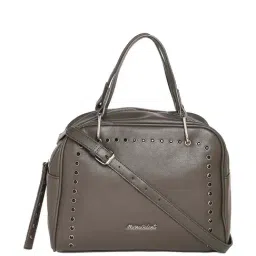 Marina Galanti Grey Embellished Medium Bowler Bag-image-4