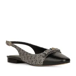 Bata Women's Black Back Strap Sandals-picture-40