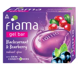 Fiama Blackcurrant & Bearberry Gel Bar for Radiant Glowing & Hydrating Skin, Soft & Happy Skin image 1