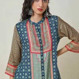 Soch Blue Printed Tunic image 5