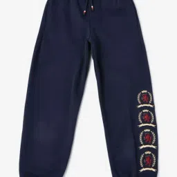 Tommy Hilfiger Kids Blue Relaxed Embroidered Joggers-picture-17