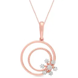 Malabar Gold and Diamonds 18k Rose Gold Pendant for Women-picture-12
