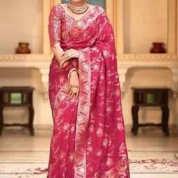 Aaishvyapparels Ethnic Motifs Zari Art Silk Heavy Work Banarasi Saree image 3