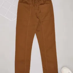 Pantaloons Junior Boys Sunburn Cotton Solid Trousers & Pants-picture-34