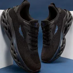 Red Tape Men's Urban Kicks Black Walking Shoes-image-24