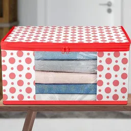 AMAK INC Red Fabric Multi-Utility Wardrobe Organisers image 2