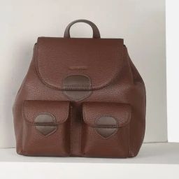 Van Heusen Brown Textured Backpack-picture-7
