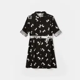 Fame Forever by Lifestyle Girls Black Printed Dress-picture-42