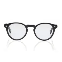 Shisen Fox Black Round Unisex Eye Frames image 2