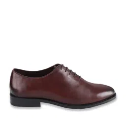 Ezok Men's Brown Oxford Shoes-image-32