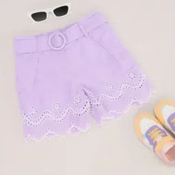 Pantaloons Junior Lilac Shorts-picture-20