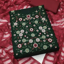 DIVASTRI Women Embroidered Unstitched Dress Material-picture-35