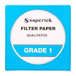 Supertek White Round Qualitative Filter Paper, Grade 1, Diameter 240 mm, FP-001-240 (Pack of 100)-picture-3
