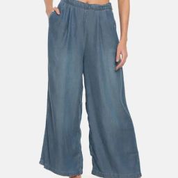 go colors! Go Colors Blue Relaxed Fit Palazzos-picture-5