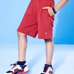 Pine Active Solid Colour Shorts - Red image 3