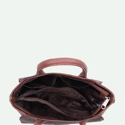 ZOUK Women Floral Printed Swagger Handheld Bag image 5