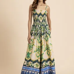 Moomaya Printed Basic Jumpsuit image 1