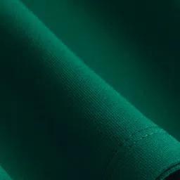 Pine Kids Cotton Knit Full Sleeves Sweatshirt Dress With Text Print - Dark Green image 5