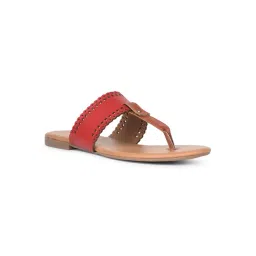 Bata Women Casual Red Flats-image-57