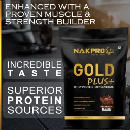 NAKPRO Gold Plus+ Whey Protein Concentrate With Digestive Enzymes - Double Rich Chocolate image 4