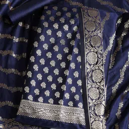 Meena Bazaar Floral Printed Chanderi Silk Unstitched Dress Material-picture-30