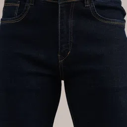 LIMEROAD Men Regular Fit Mid-Rise Stretchable Jeans image 3