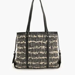 BohoGirl Women Textured Structured Tasselled Handheld Bag-picture-27
