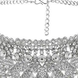 Anouk Silver-Plated American Diamond Studded JewellerySet image 4