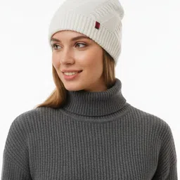 iSWEVEN Unisex Woollen Beanie image 2