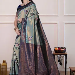 Aaishvyapparels Woven Design Zari Art Silk Handloom Banarasi Saree image 3