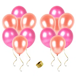 Shopperskart Balloon Set Pink Peach - Pack of 51-picture-24