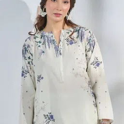 ROMONIA Printed Long Sleeves Tunic With Palazzos image 5