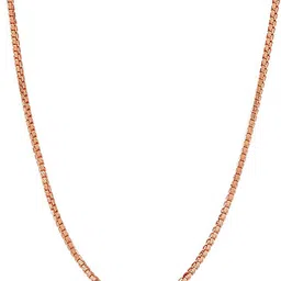 CANDERE A KALYAN JEWELLERS COMPANY Women 18Kt Rose Gold Classic Sleek Box Chain - 2.81 g-picture-52