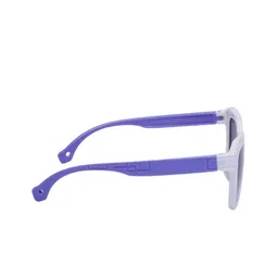 KIDSUN Girls Square Sunglasses with UV Protected Lens 6128_WHITE_PURPLE image 5