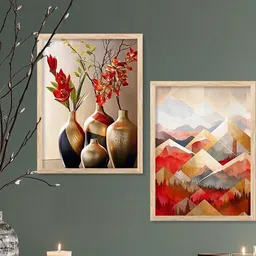 WALLLANE Brown Wood Wall Art-picture-17