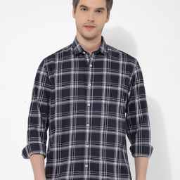 Numero Uno Men Slim Fit Opaque Checked Casual Shirt-picture-26