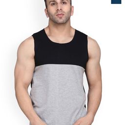 SLOWLORIS Men Pack Of 2 Combed Cotton Gym Innerwear Vests-picture-16