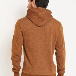 GET GOLF Men Hooded Self Design Sweatshirt image 5