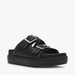 steve madden Women Freelance-L Leather Slides image 2